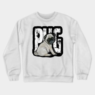 Cute Pug Crewneck Sweatshirt